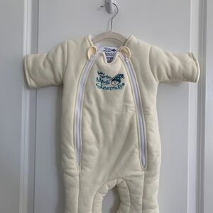 Cream Baby One Piece: Magic Sleepsuit